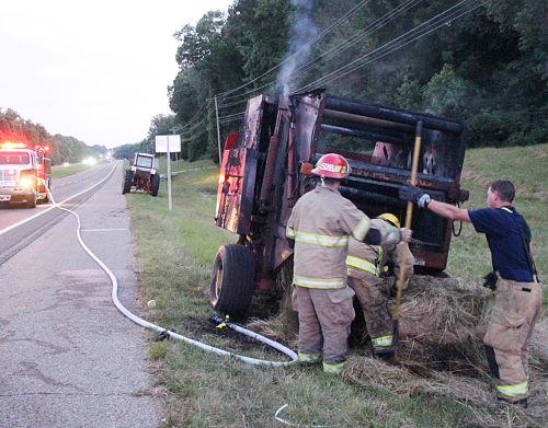 Paris Tn Hay Baler Destroyed By Fire Local News Parispi Net Paris Tn Hay Baler Destroyed By Fire Local News Parispi Net