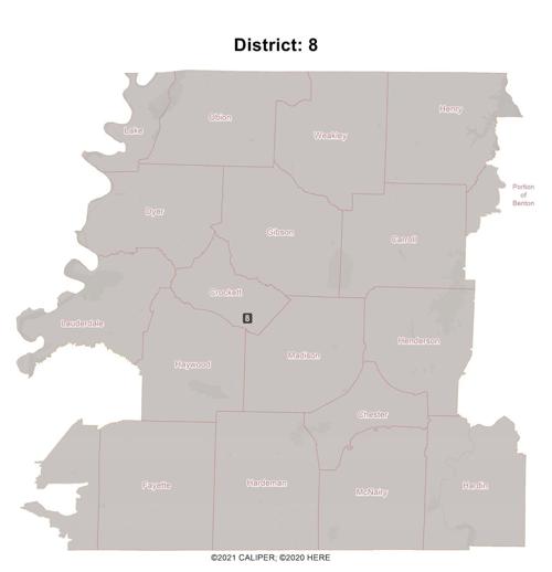 U.S. 8th Congressional District map released