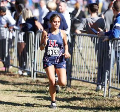 Patel competes in state cross country championships