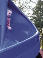 Playing in the park