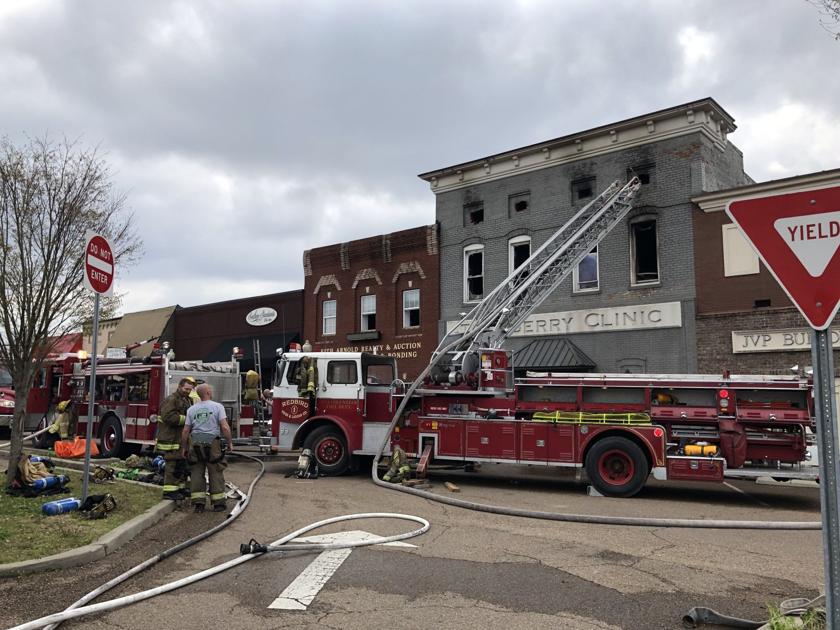 Berry Clinic building in Camden heavily damaged in Monday morning blaze
