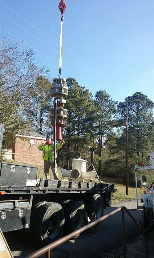 Paris Tn Cottage Grove Gets Its New Siren Local News Parispi Net