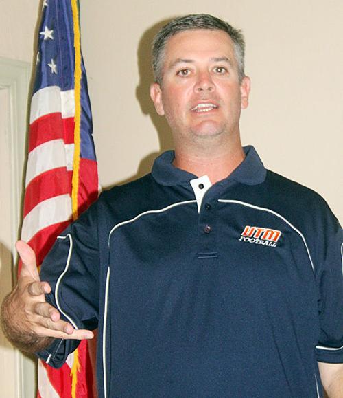 Jason Simpson University Of Tennessee At Martin Football Head