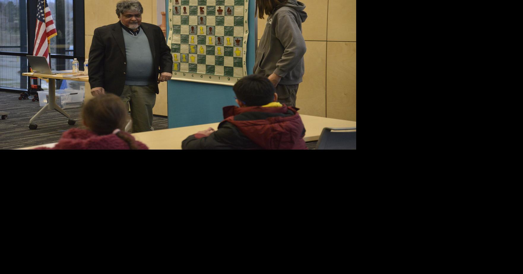 The pieces of the Parker Chess Club