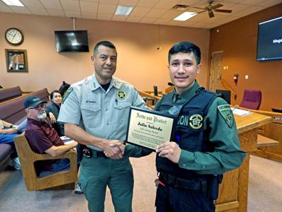 Detention officer receives life-saving award