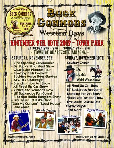 Buck Connors Western Days in Quartzsite, Nov. 9-10 | News ...