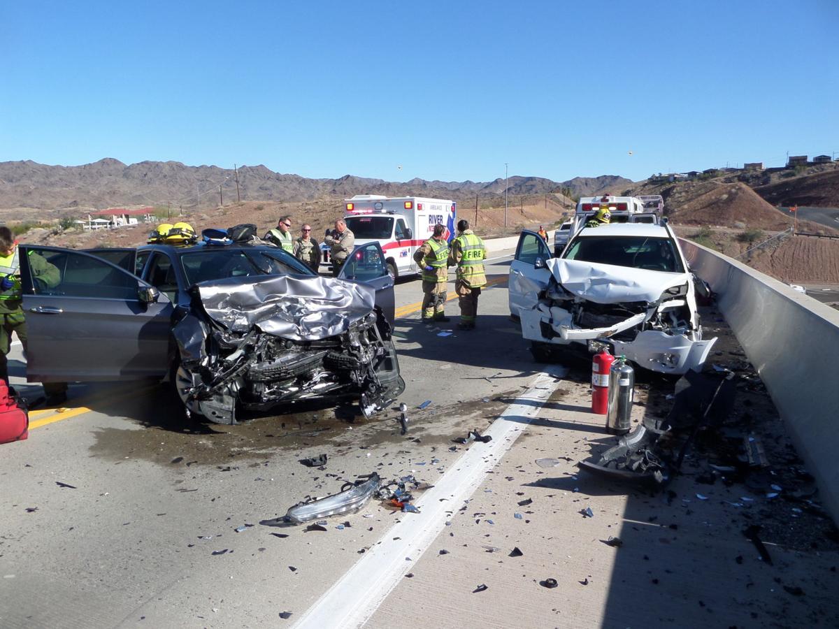 Five car accident north of Parker News