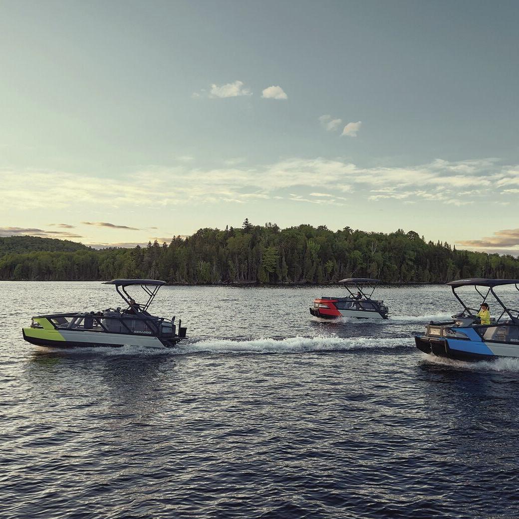BRP is raising eyebrows with Sea-Doo's all-new Switch pontoon boat