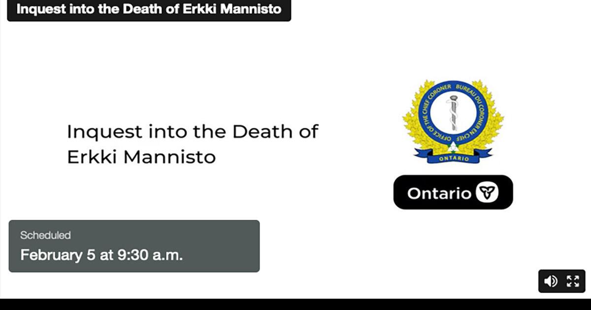 Inquest into death after interaction with OPP in Parry Sound