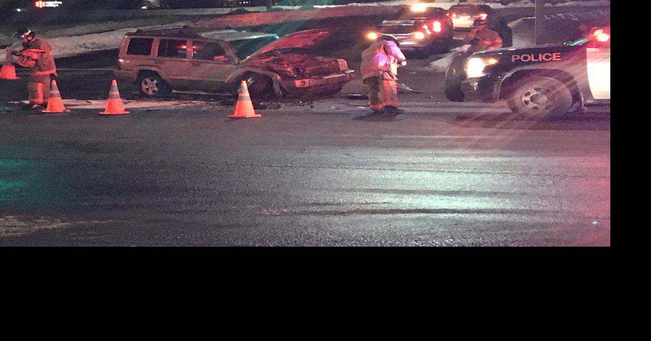 Crash at Parry Sound Drive and Joseph Street