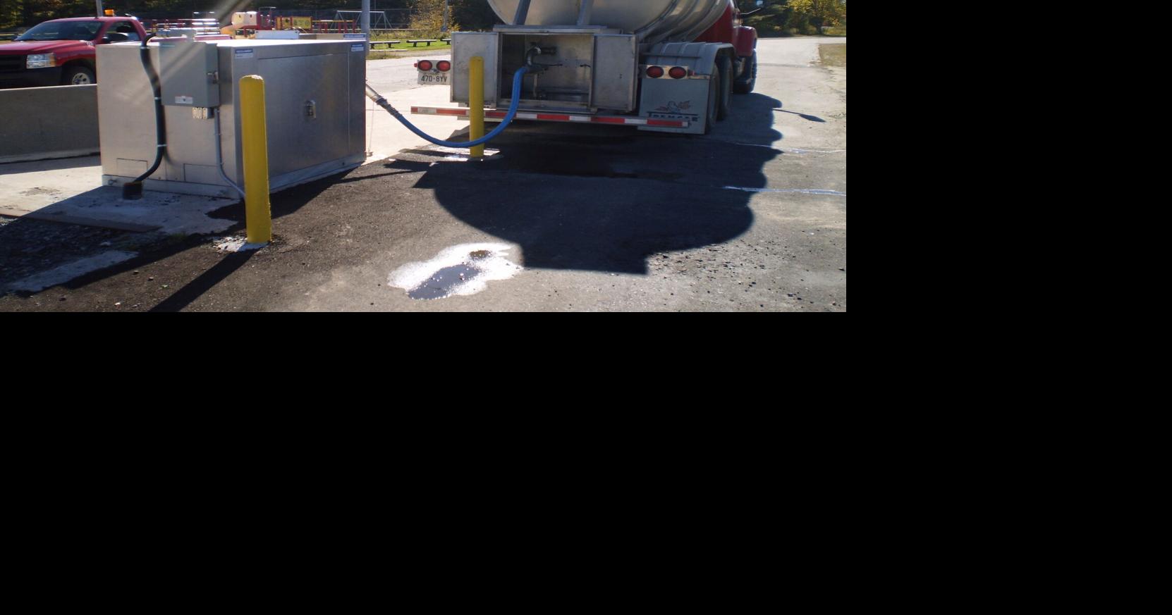 Bulk water filling station open