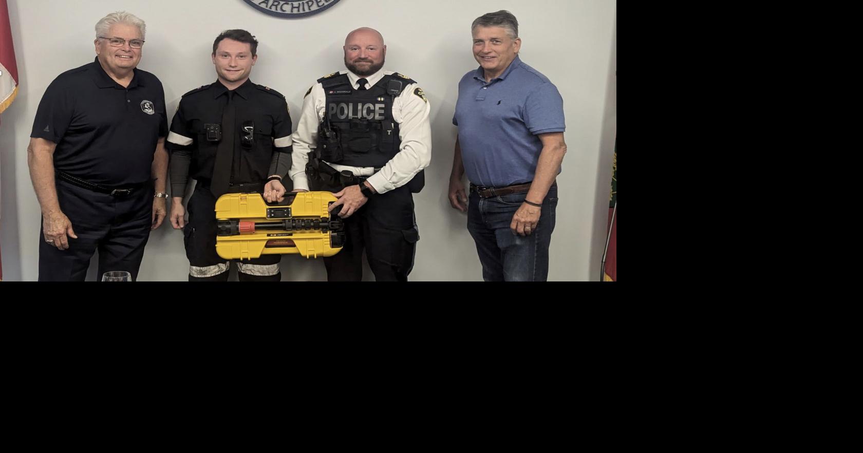 West Parry Sound OPP gifted portable lighting system