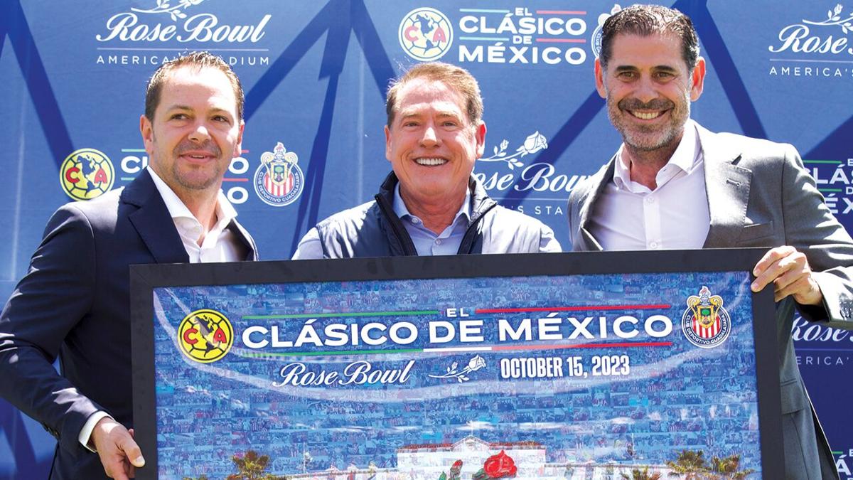 Club America and CD Guadalajara to meet in October at the Rose Bowl