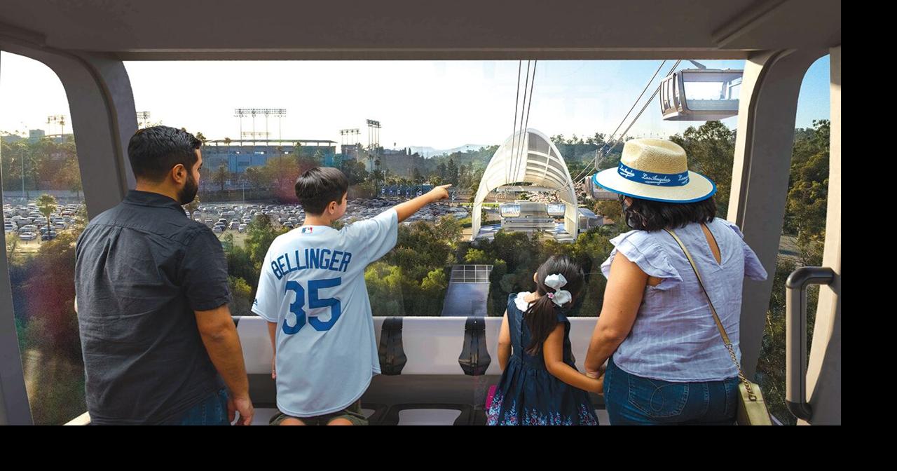 Aerial View Of Dodger Stadium Wall Mural - Murals Your Way