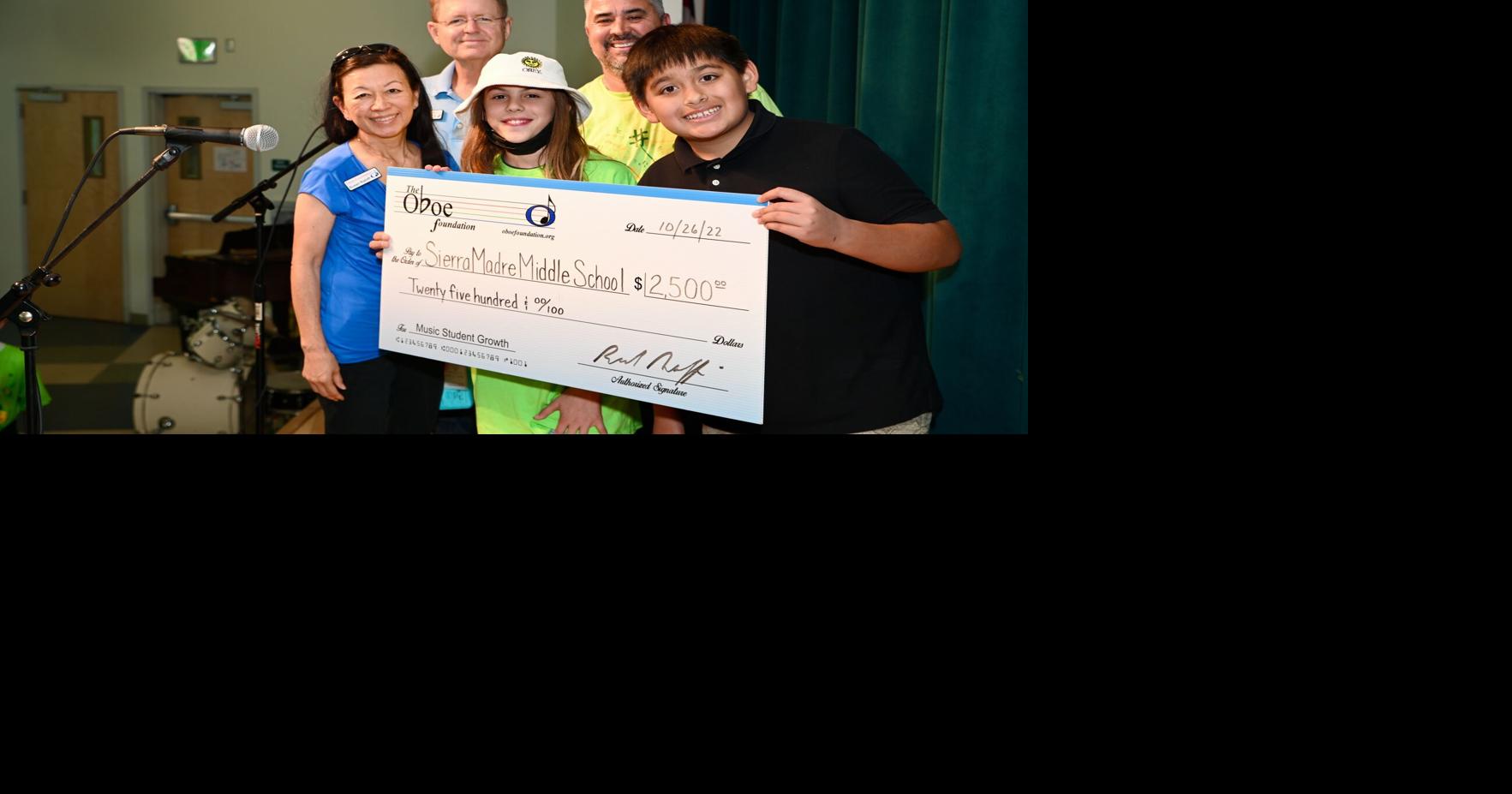 Sierra Madre Middle School receives 2,500 Feature Stories