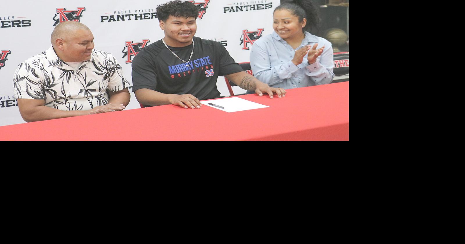 <p>Pauls Valley’s Barahona Signs Athletic Scholarship | [Sport] </p>
<p><strong>(Replace "[Sport]" with the specific sport – e.g., Football, Baseball, Wrestling)</strong></p>