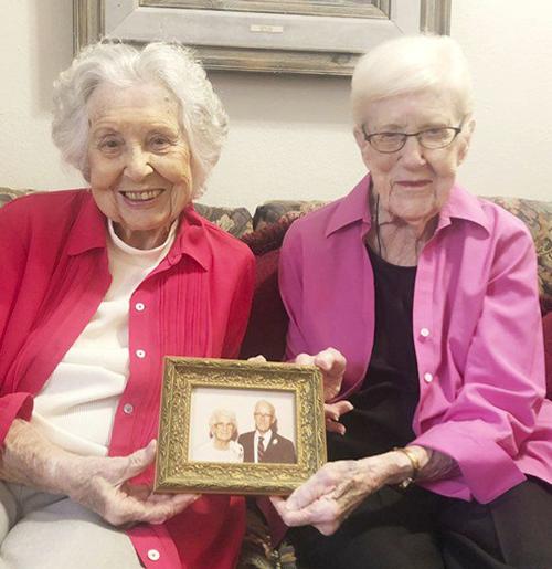 Senior sisters love sharing life