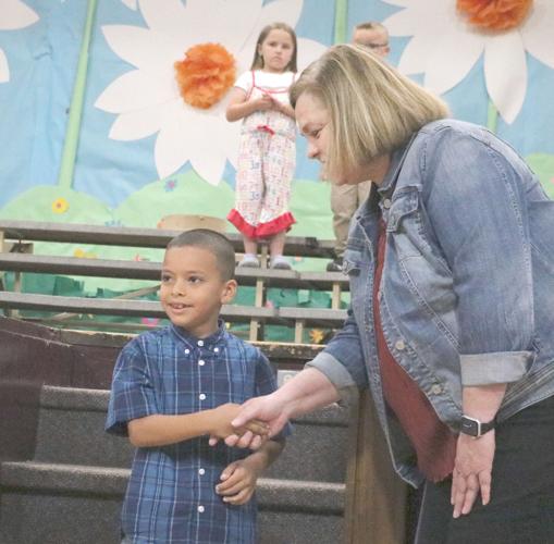 Shea Thompson Kindergarten grads march in at Whitebead | Local News ...