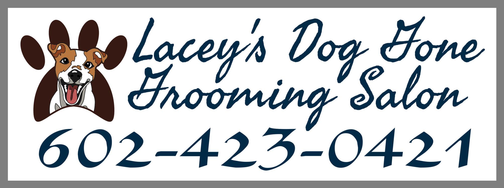 Lacey's Dog Gone Grooming Salon Sign