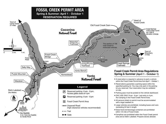 New limit on Fossil Creek visits | Places to Go 