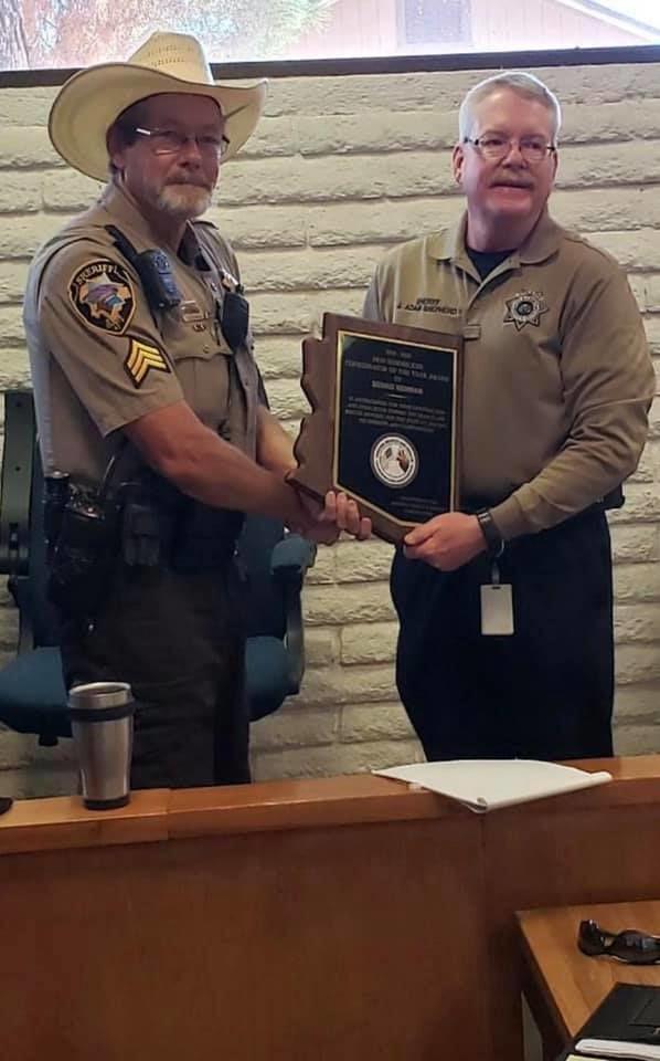 Dennis Newman and Sheriff Adam Shepherd