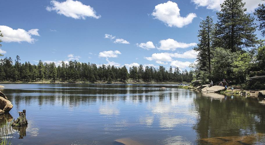 Woods Canyon Lake Loop An easy ramble, still open despite closures