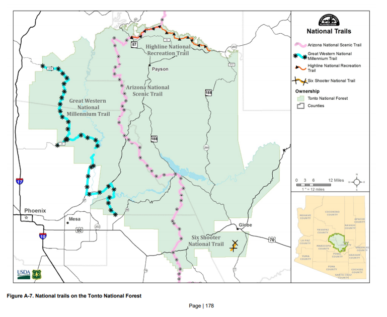 Tonto National Forest national trails Forest Closures Fire Updates