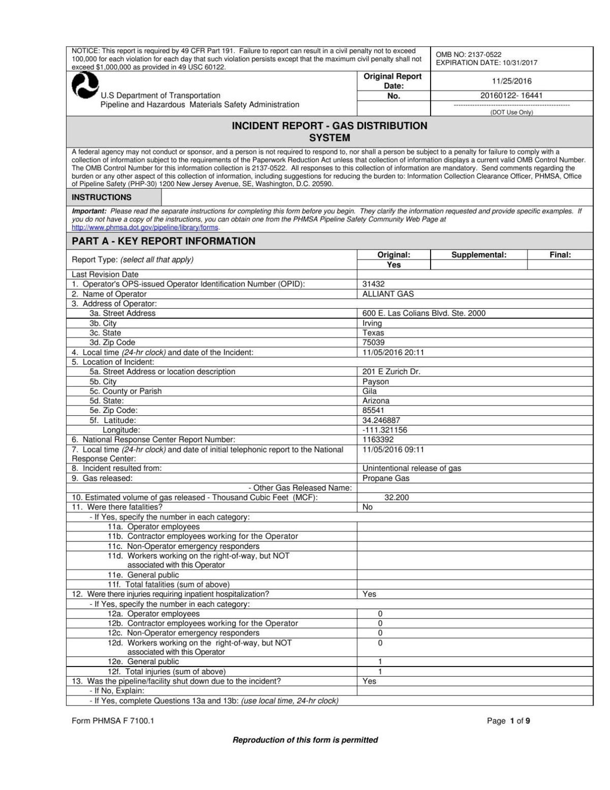 Incident Report Paysonroundup Com