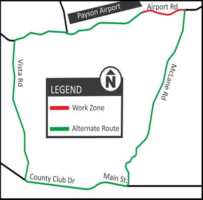 Ruby Rd Airport Rd Delays hit as Airport Road paving gets underway | News | paysonroundup.com