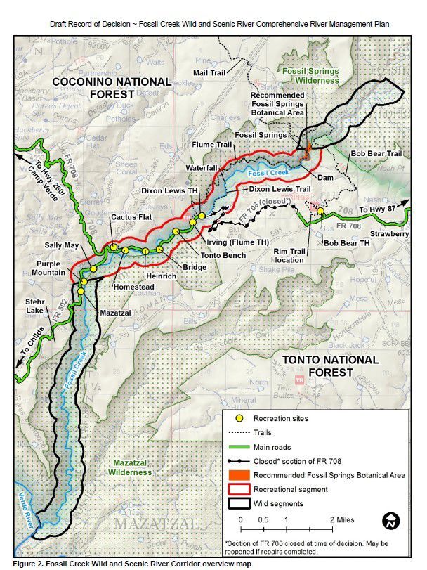 Fossil Creek plan would further limit access | News | paysonroundup.com