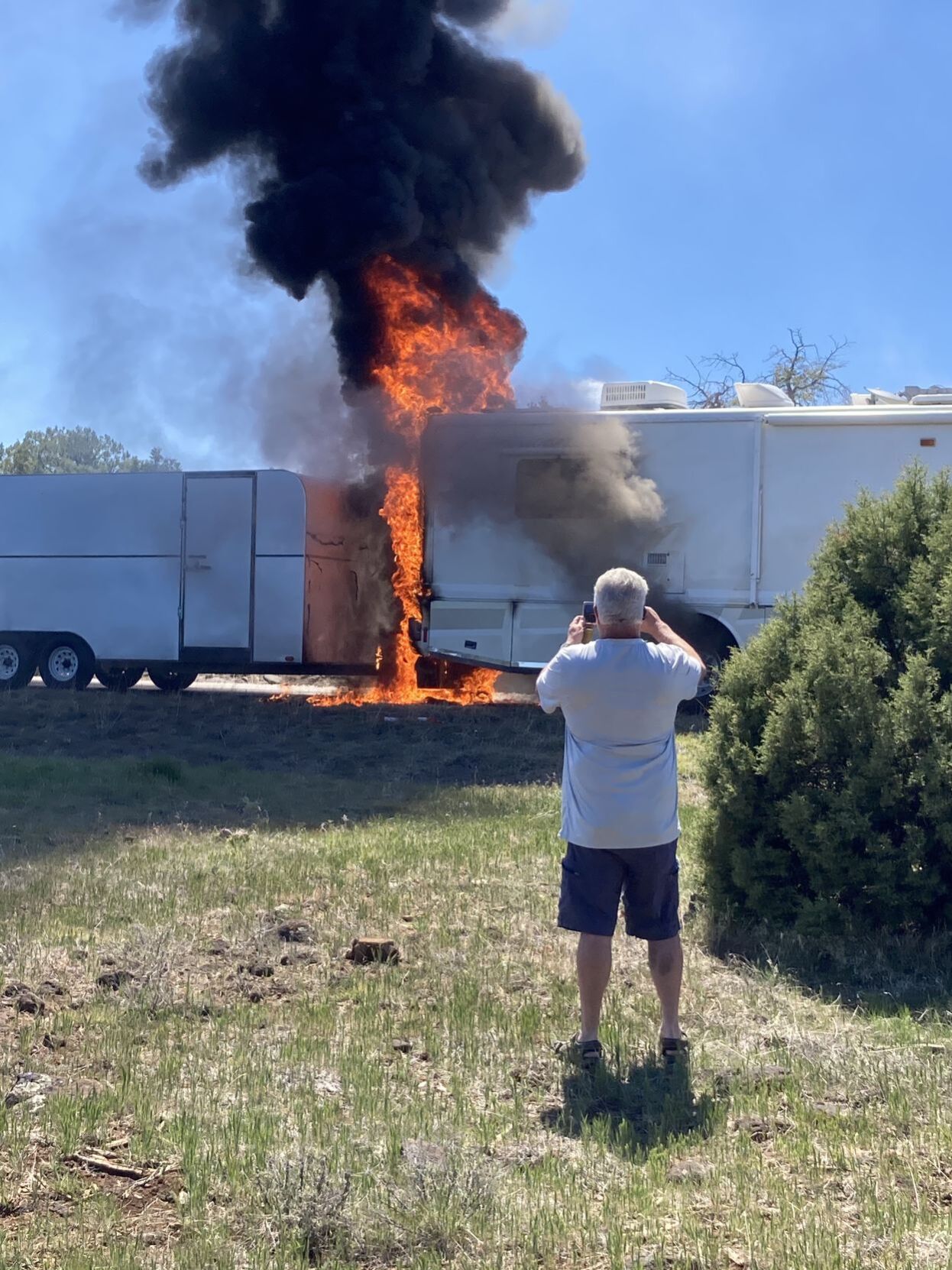 RV fire shakes the Shooks - Vimarsana News
