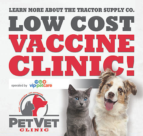 Tractor supply sale vip pet clinic