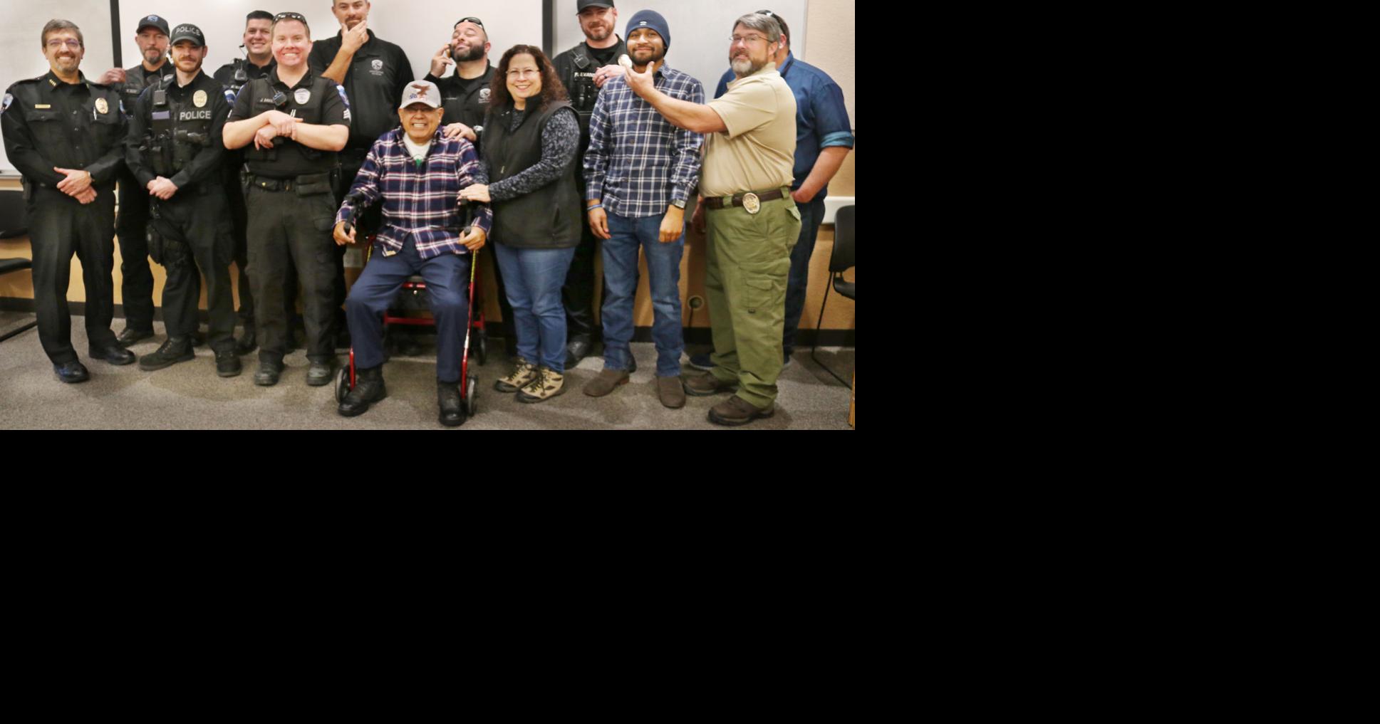 Payson cops donate to local cancer patient after growing beards Local