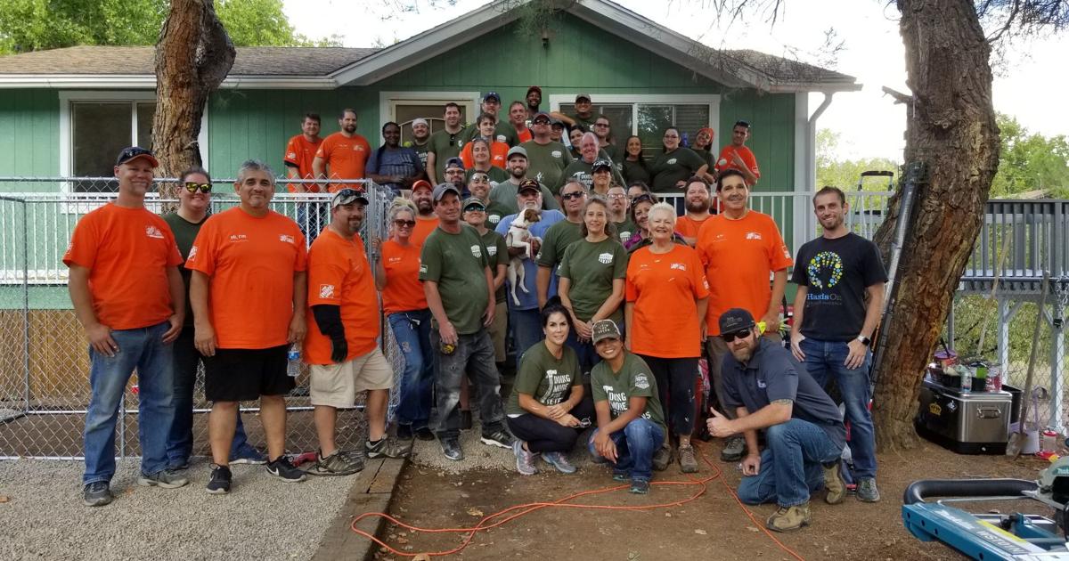 Home Depot Volunteers Transform Home Of Disabled Vet News Paysonroundup Com Home Depot Volunteers Transform Home Of Disabled Vet News Paysonroundup Com