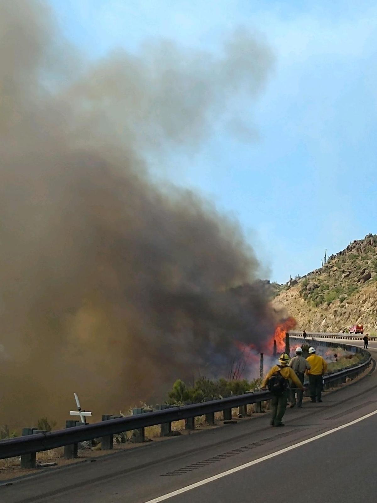 Bush Fire increases to 14,371 acres Forest Management Wildfires