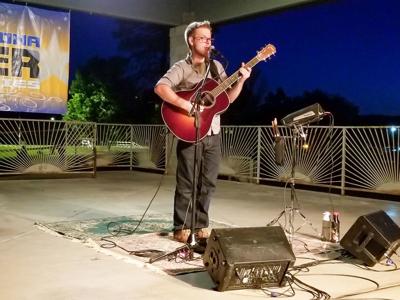 Ryan Biter from Flagstaff Peforms at Saturday's Concert in the Park