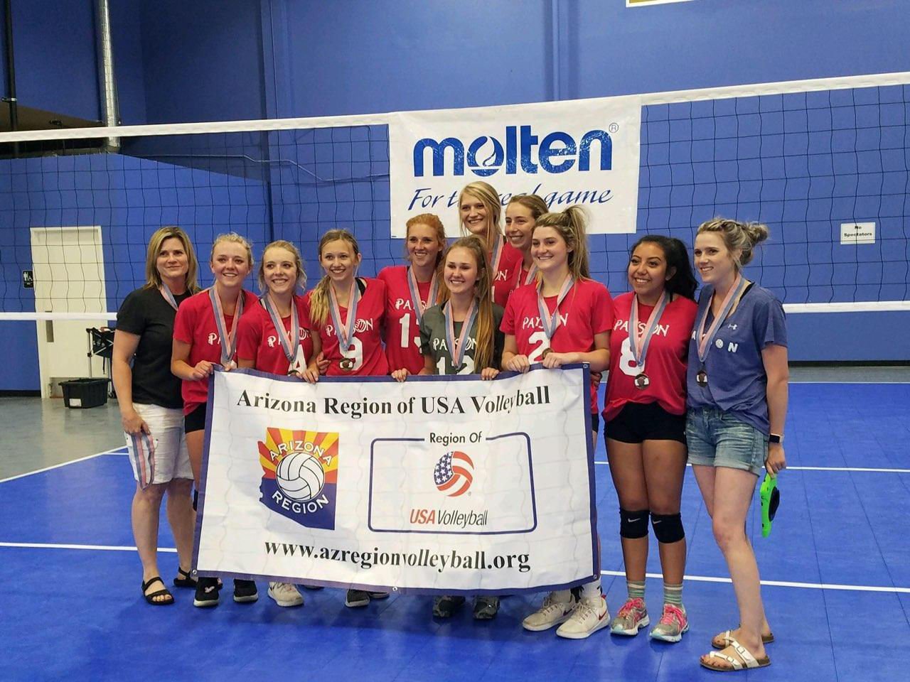 Arizona deals region volleyball