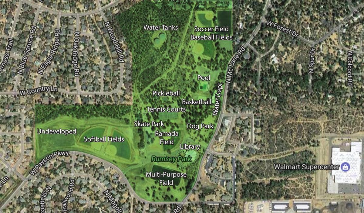 Current Rumsey Park map