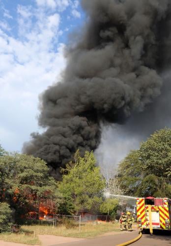 Fire destroys historic Oregon stadium