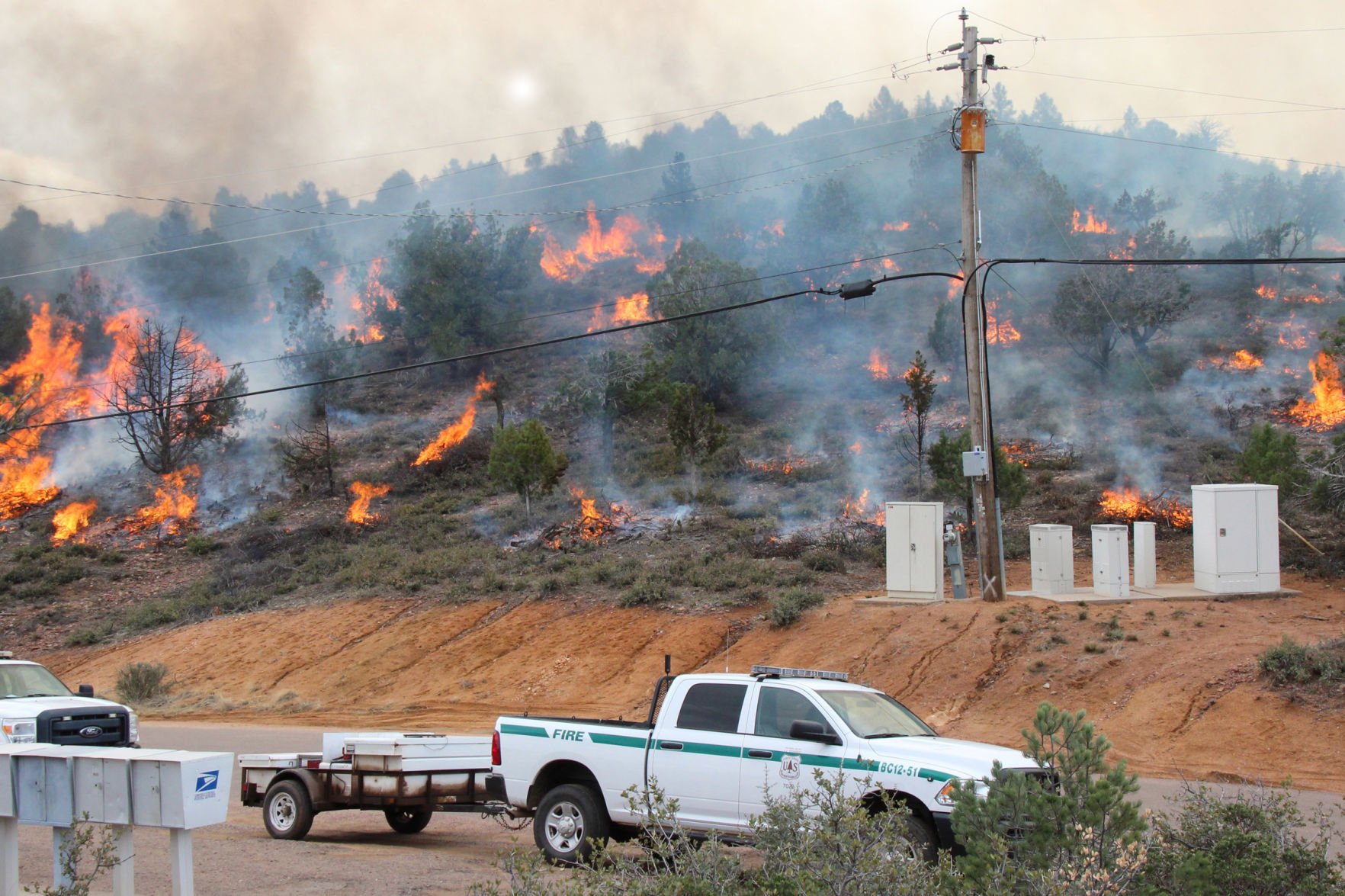 wildfire remote control truck