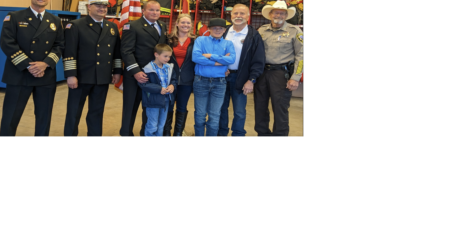 Pine swears in its new fire chief Local News