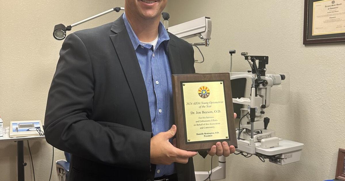 Local optometrist recently awarded Young Optometrist of the Year from ...