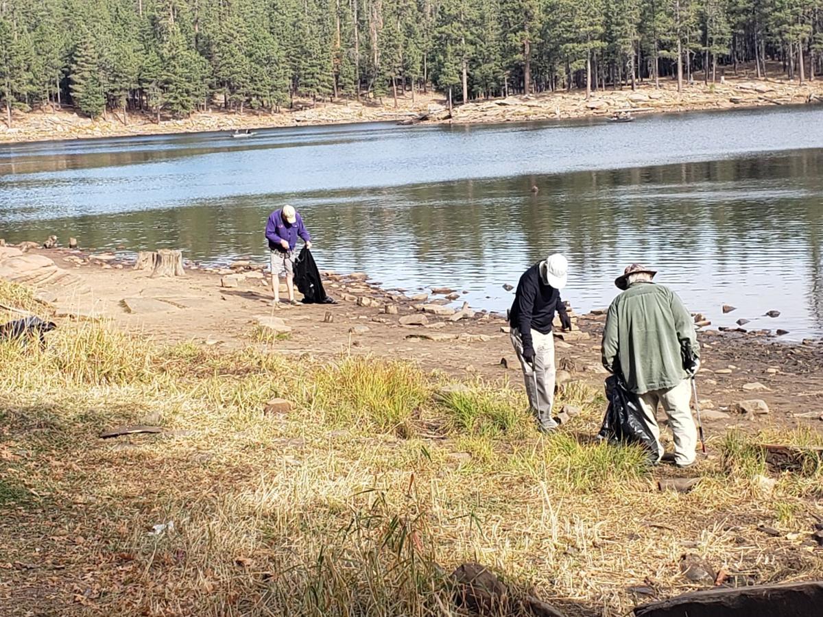 Woods Canyon Lake Shoreline Cleanup Much Needed Local News Paysonroundup Com