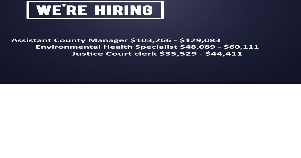 County hiring: from landfill work to assistant county manager