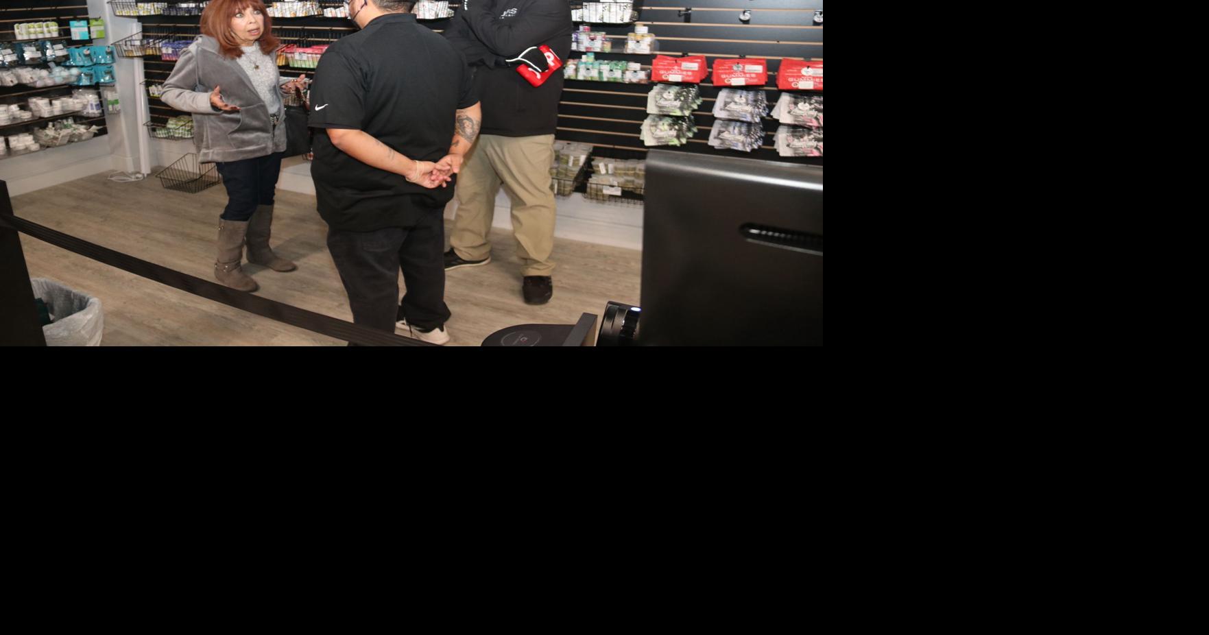 Inga Chouinard with Jars Cannabis dispensary staff