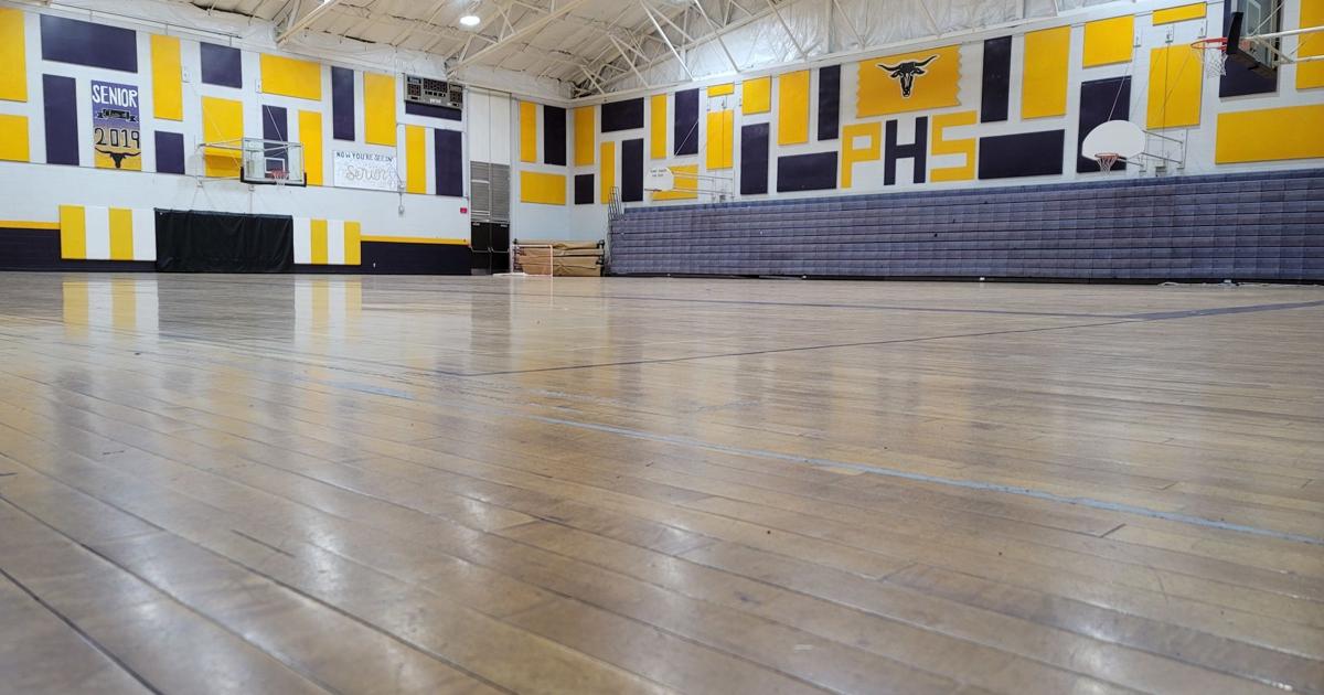 Fix Gym Floor, Hardwood Floor Refinishing Mt Pleasant School