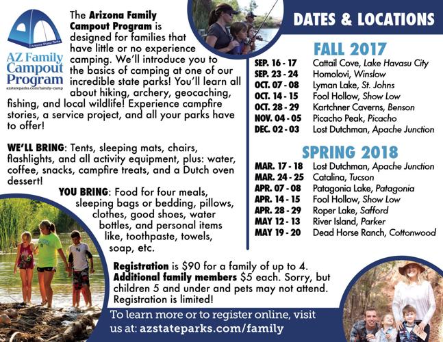 Arizona State Parks & Trails Family Camp Out Program | Local News ...