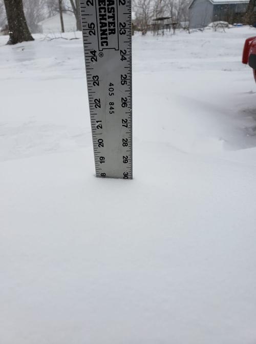 18 inches and rising