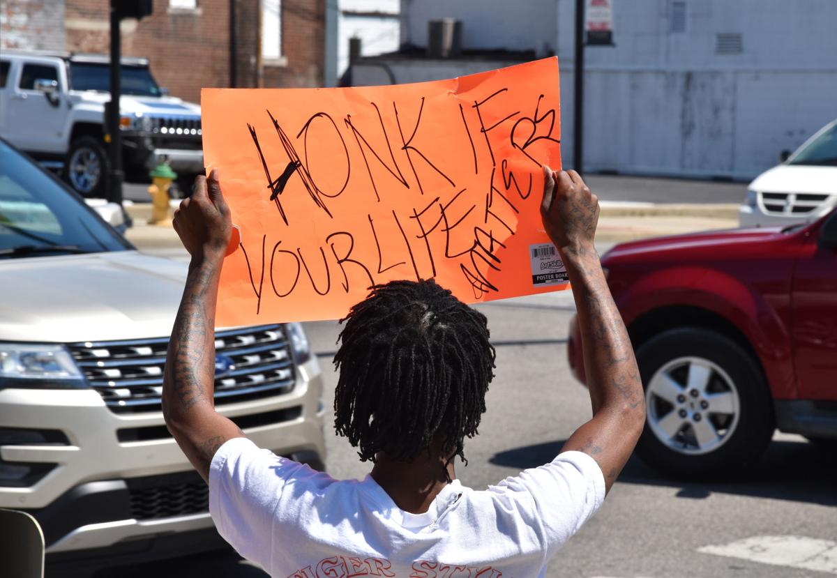 Community members rally for Black lives