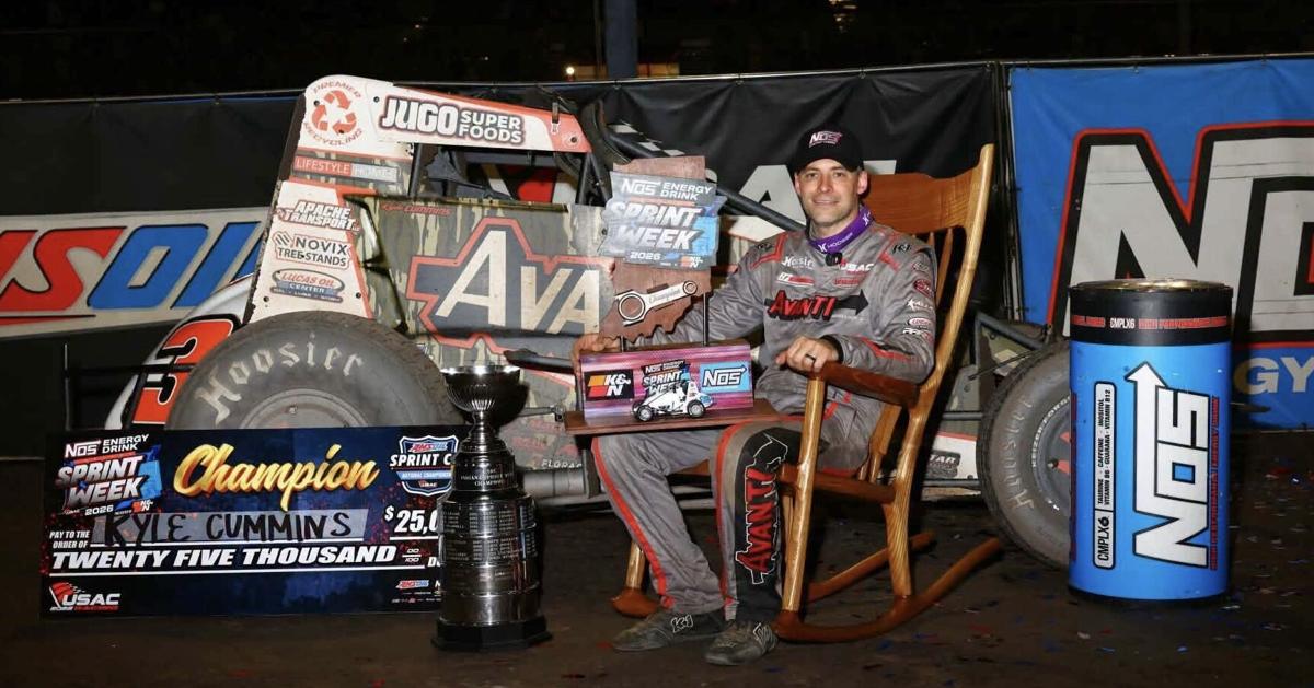 Kyle Cummins wins 2026 Indiana Sprint Week championship